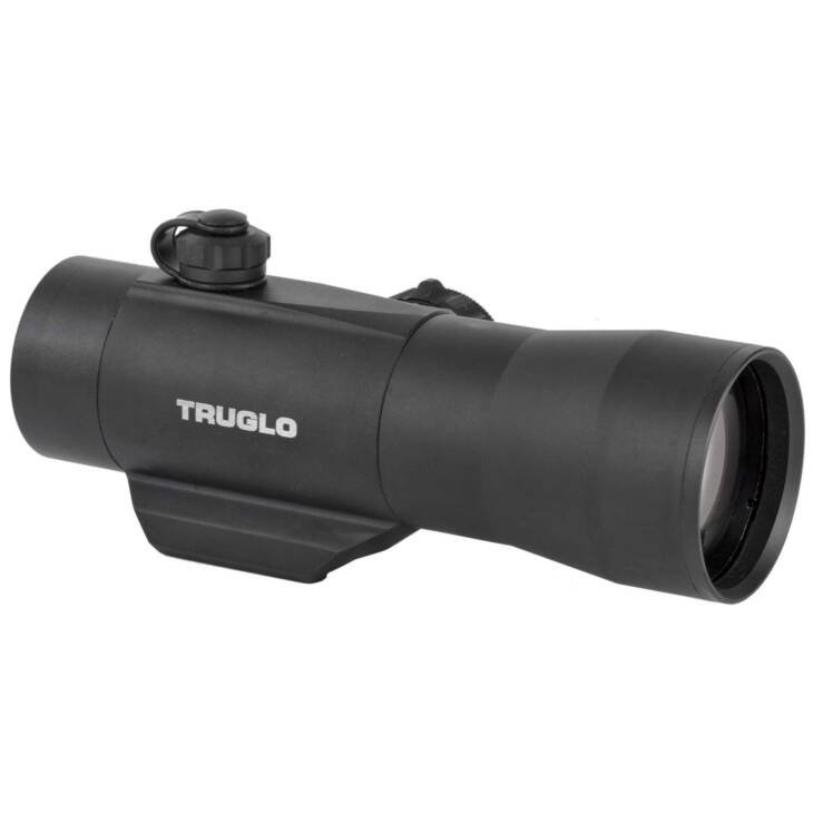 Truglo 5232 Black Tubular Sighting Scope: compact, precise, with adjustable dials for all lighting conditions.