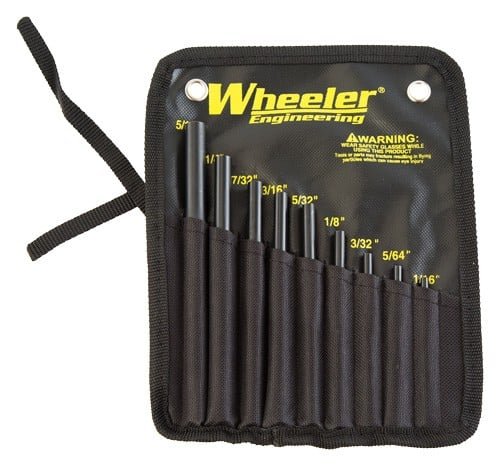 Wheeler Engineering Precision Tool Set: Essential tools for gunsmithing and mechanical assembly, expertly organized.