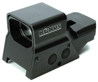 KONUS Red Dot Sight: Compact, durable optic for accurate shooting in competitive and tactical environments.