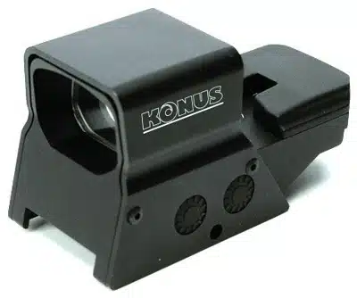 KONUS Red Dot Sight: Compact, durable optic for accurate shooting in competitive and tactical environments.