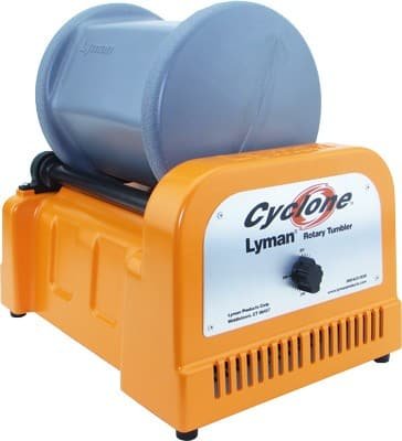 Lyman Cyclone Brass Tumbler for efficient cleaning and polishing of reloading brass casings.