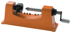 Durable industrial rod bender for precise metal bending in construction and manufacturing projects.