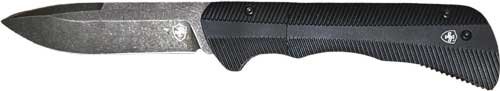 Durable folding knife with matte blade and textured handle, perfect for everyday and outdoor use.