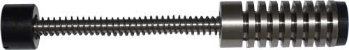 Durable steel screw with tapered tip and defined threads for secure fastening in various materials.