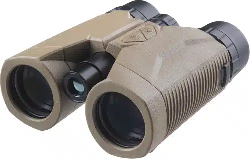 Durable binoculars for birdwatching and hiking, featuring large lenses and a secure grip.