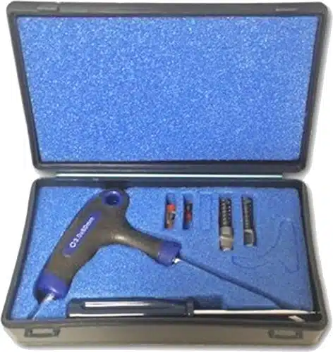 Ergonomic tool kit with torque wrench and interchangeable bits for versatile DIY and professional use.
