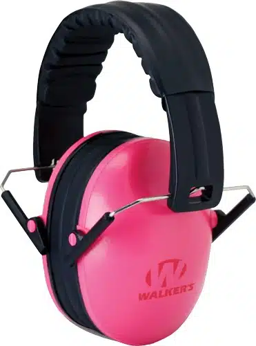 Stylish pink noise-canceling earmuffs for optimal comfort and protection for all ages.