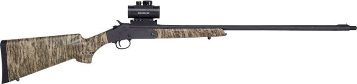 High-precision camouflaged rifle with matte black barrel and advanced optics for superior accuracy.