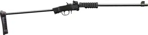 Matte black Precision Long-Range Rifle G500265 with adjustable stock and versatile rail system.
