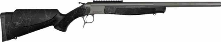 CVA SCOUT TD 350 LEGEND 20" - W/RAIL TUNGSTEN/BLK WEB