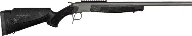 CVA SCOUT TD 350 LEGEND 20" - W/RAIL TUNGSTEN/BLK WEB