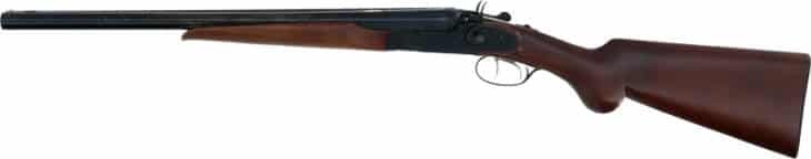 Classic GSGP78BL1220 double-barreled shotgun: polished steel, wooden stock, reliable hunting performance.