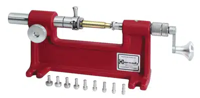Durable red mechanical tool for precise handling of bolts and screws, perfect for any project.
