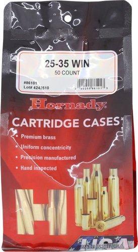 Hornady 25-35 WIN Cartridge Cases, 100 count, premium brass for superior shooting performance.