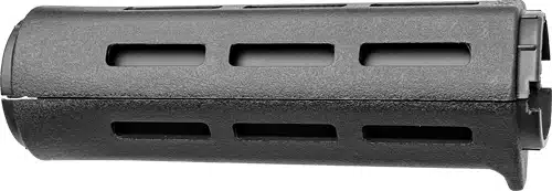 Tactical Black Handguard HMC1357 for enhanced grip, customization, and heat dissipation in rifles and carbines.
