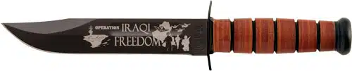 Tactical Black Freedom Knife: durable, ergonomic design for outdoor adventures and collectors.