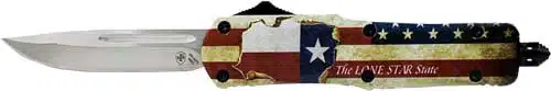 Texas Flag Folding Knife: Stylish, durable design celebrating Texan pride and perfect for everyday use.