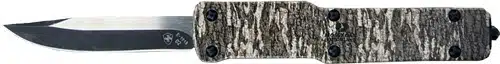 MAMOB321 Tactical Folding Knife with durable steel blade and camouflage handle for outdoor adventures.