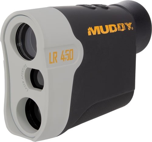Muddy LR 450 Rangefinder: Accurate, compact distance measurement tool for hunters and outdoor enthusiasts.