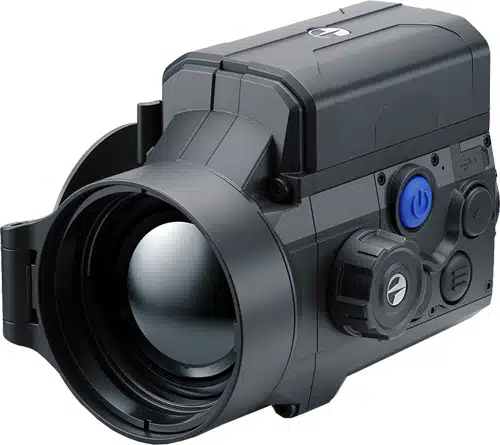 High-performance compact night vision device for military, hunting, and wildlife observation.
