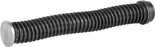 Durable flexible hose with ridges and metallic caps for leak-free performance in various applications.