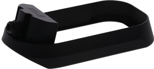 Durable ergonomic black plastic handle for improved grip in kitchens, workshops, and machinery.