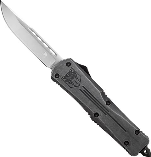 COBRATEC SMALL FS3 OTF - STONEWASH 3" D2 DROP POINT