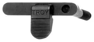 TROY Ergonomic Charging Handle: Durable, compact design for enhanced grip and quick rifle operation.