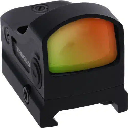 Compact red dot sight TG8422B with adjustable brightness for precision targeting in diverse conditions.