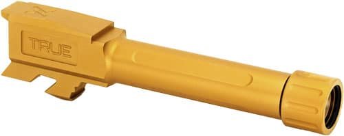 Inert yellow training barrel for safe firearms practice in law enforcement and military training.