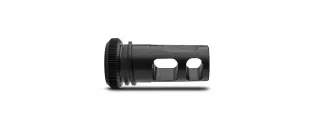 Durable black cylindrical component with precision fit and cutouts for efficiency in multiple applications.