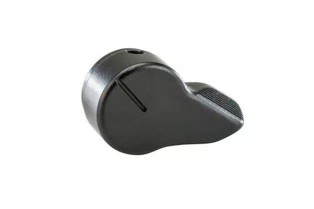 Durable black whistle for sports, safety signaling, and outdoor activities—compact and easy to carry.