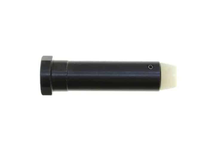 Sleek, portable LED flashlight with a tapered design for focused, efficient lighting on-the-go.