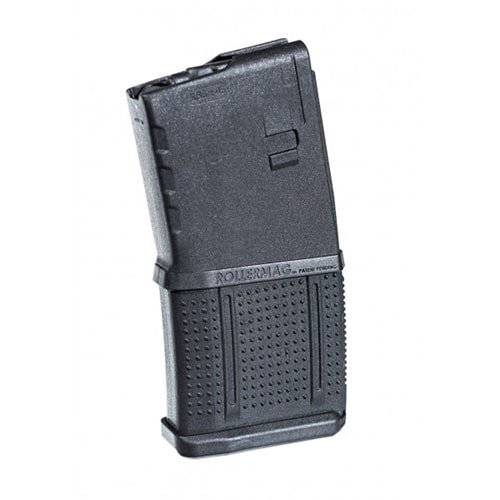 Durable 30-round AR-15 magazine with enhanced grip for quick reloading and reliable performance.
