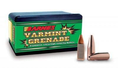 Barnes Varmint Grenade Rifle Bullets .22 cal (Hornet) .224" 30 gr VGFB 250/ct