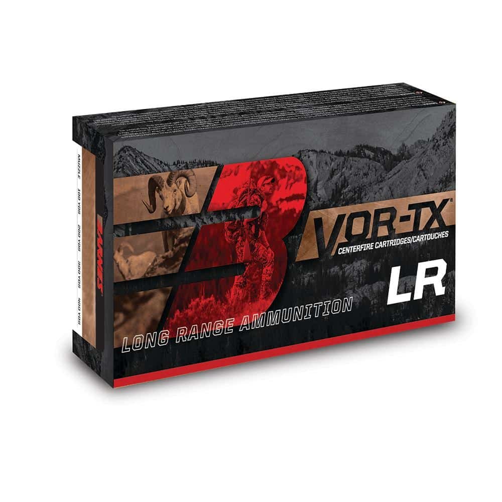 Barnes VOR-TX Long Range Rifle Ammunition 7mm PRC 160gr LRX 3050 fps 20/ct