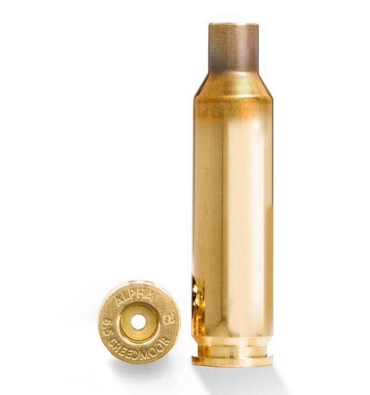 Alpha Munitions Ultra Premium Unprimed Brass Cartridge Cases 6.5 Creedmoor - Large Rifle Primer 100/Box