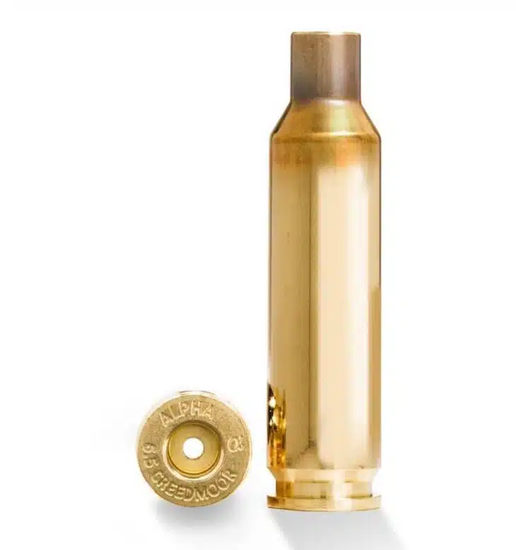 Alpha Munitions Ultra Premium Unprimed Brass Cartridge Cases 6.5 Creedmoor - Large Rifle Primer 100/Box