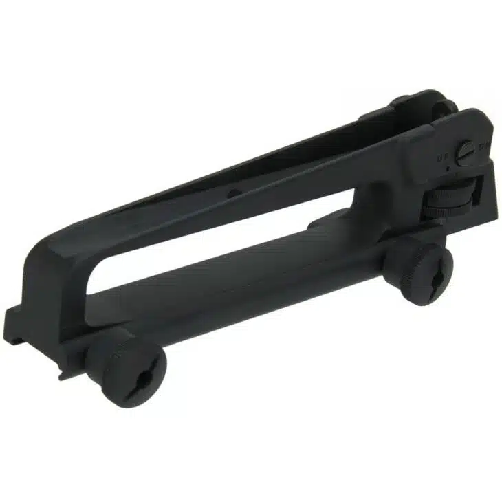 Tactical Rear Sight Model EFMAR029 for precision rifles, featuring durable adjustments for accurate shooting.