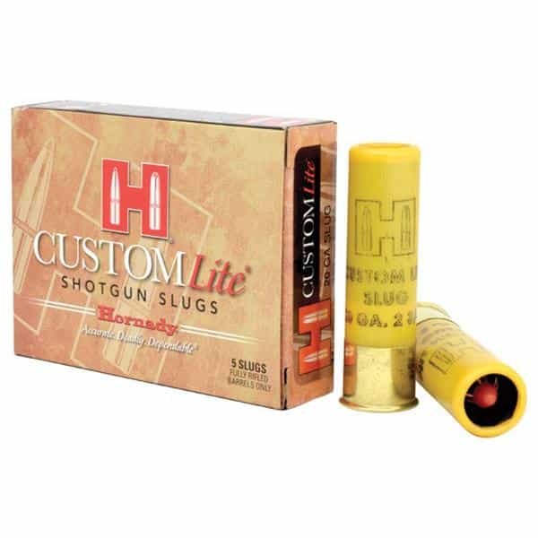 Hornady 20 ga Slug 250 gr FTX Custom Lite 5/Box