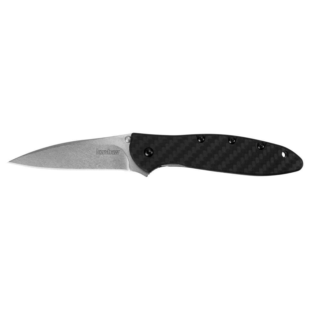 Kershaw Leek Folding Knife 3" Drop Point Blade Liner Lock Black