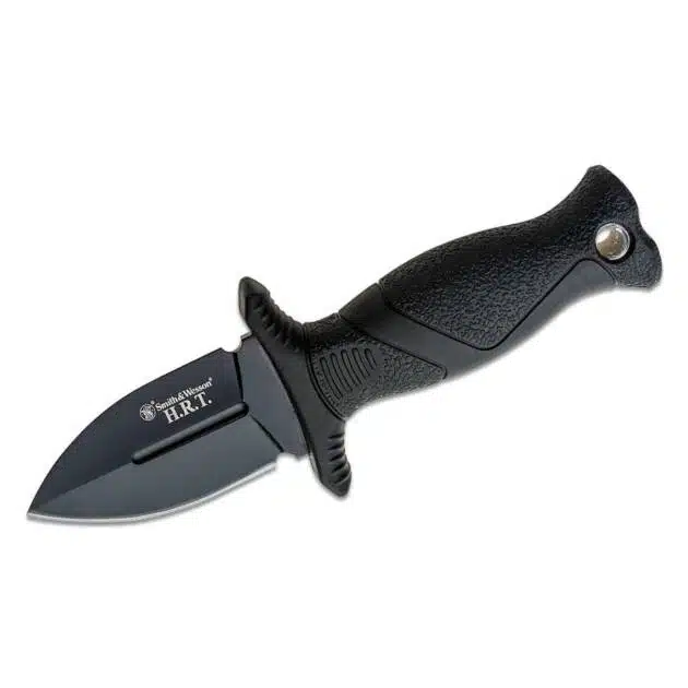 Durable lightweight tactical tanto knife with secure grip and essential safety features for outdoor use.