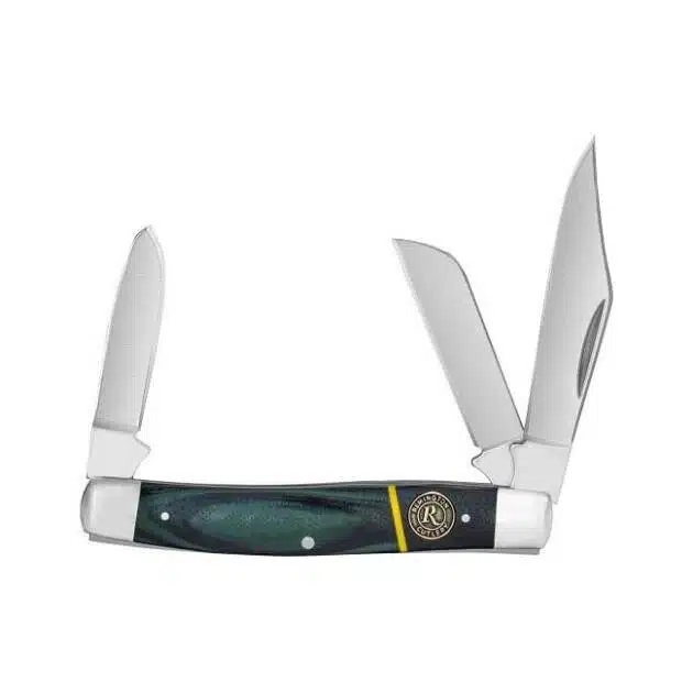 Elegant RT15634 pocket knife with stainless steel blades, perfect for collectors and outdoor enthusiasts.