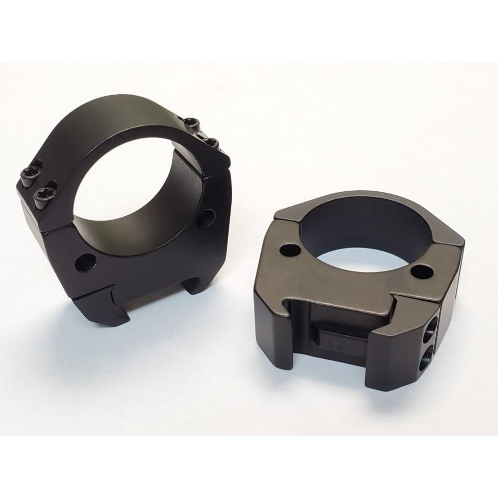 Talley Modern Sporting Scope Rings 30mm High Smoked Bronze