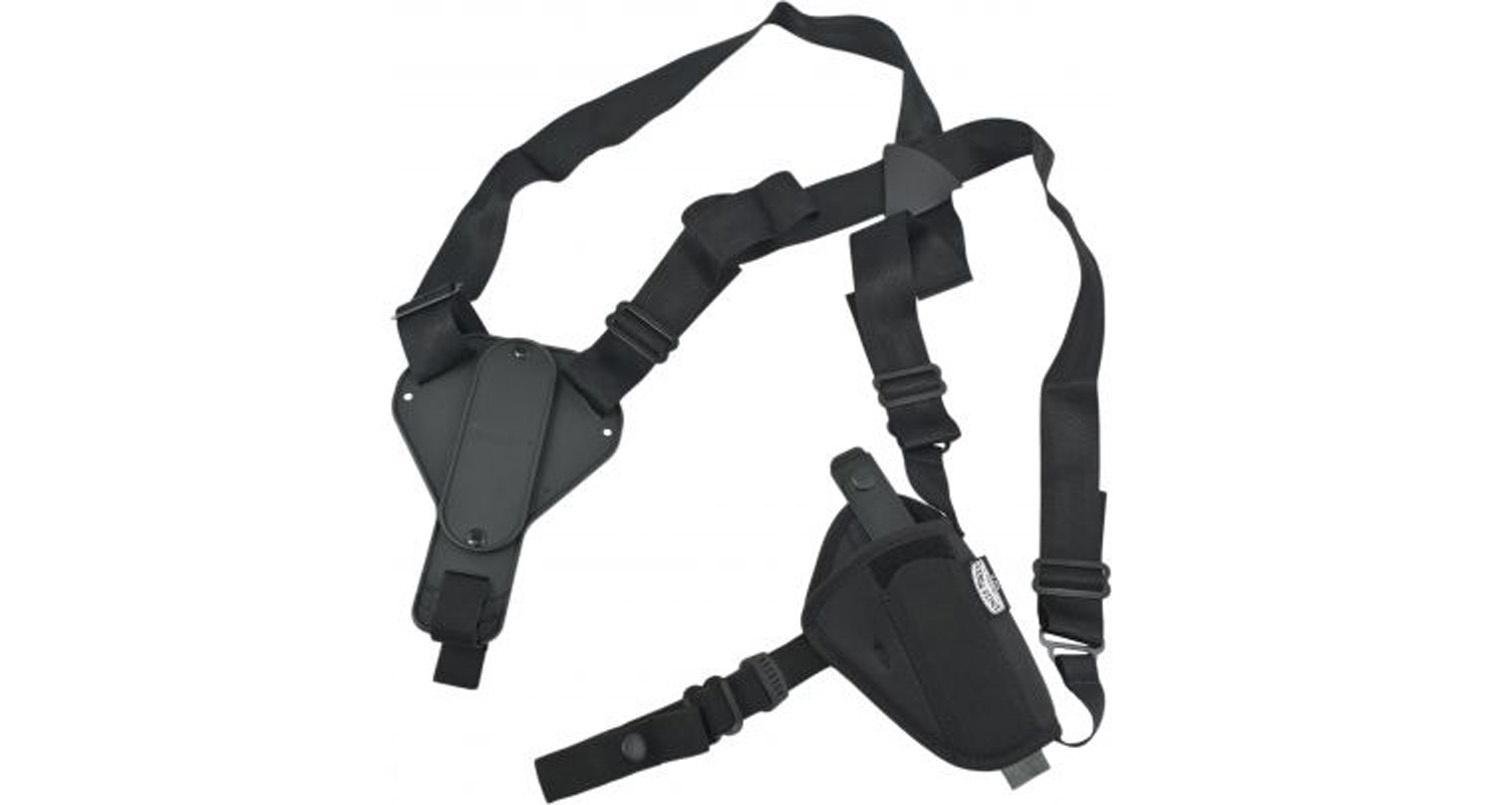 Uncle Mike's Plain Black Nylon Shoulder Holster 8716 AM#16