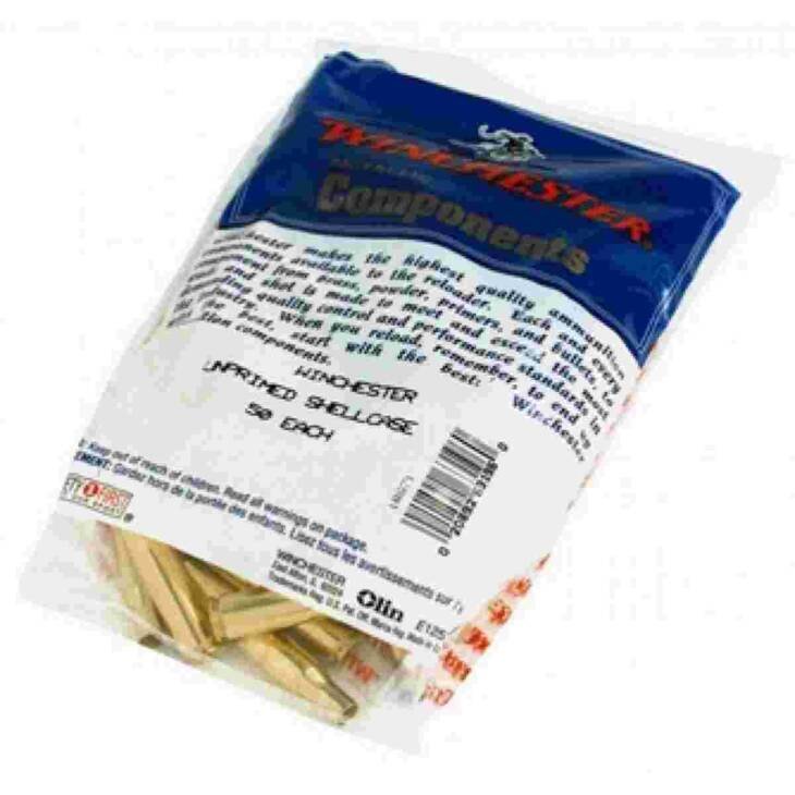 Winchester Unprimed Brass Rifle Cartridge Cases 50/ct .300 Winchester Mag