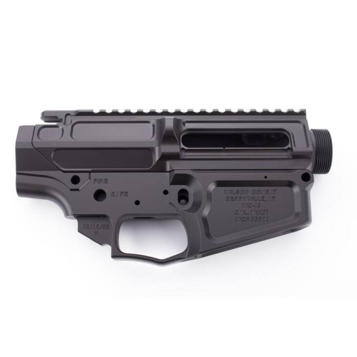 Wilson Combat AR-10 Receiver Set Lower/Upper Matched Set Billet with Lightweight Upper Black