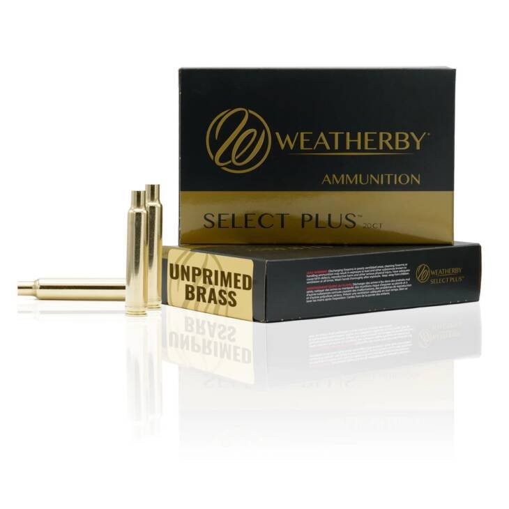 Weatherby Unprimed Brass Rifle Cartridge Cases 20/ct  .240 Wby