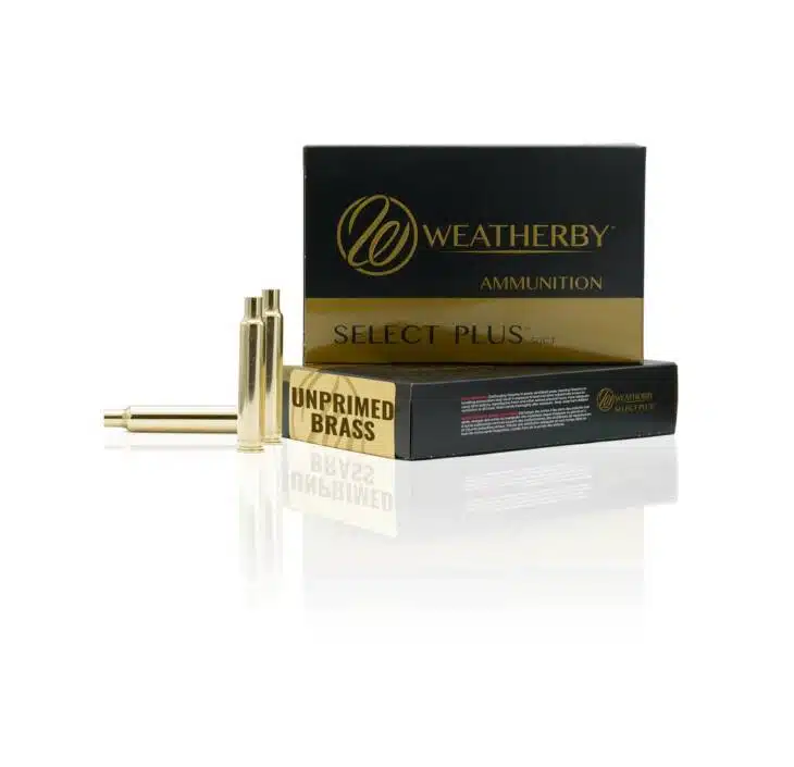 Weatherby Unprimed Brass Rifle Cartridge Cases 7mm PRC 50/ct