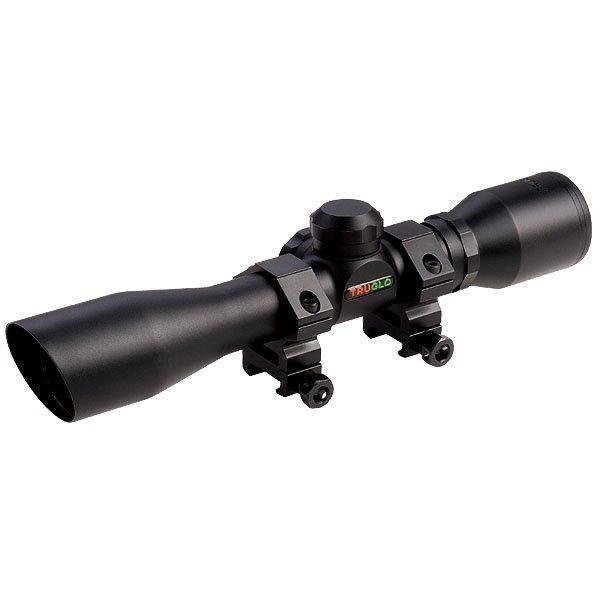 Truglo Compact Rifle Scope 4x32mm 1" SPF Duplex Black